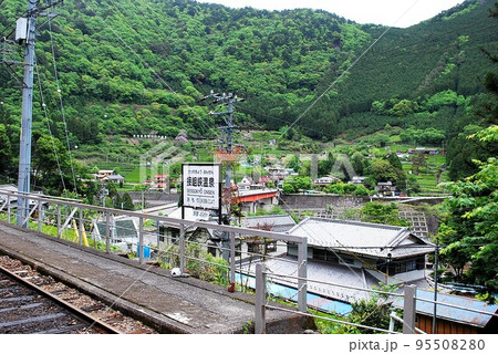 静岡県島田市　大井川鐵道    大井川流域鉄道    SL　アプト式ラック鉄道 平成20年撮影 95508280