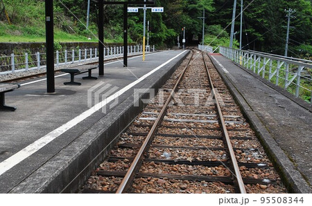 静岡県島田市　大井川鐵道    大井川流域鉄道    SL　アプト式ラック鉄道 平成20年撮影 95508344
