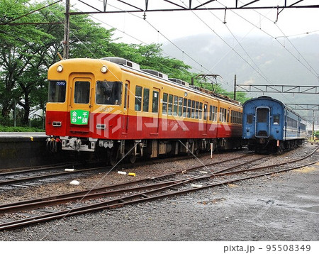 静岡県島田市　大井川鐵道    大井川流域鉄道    SL　アプト式ラック鉄道 平成20年撮影 95508349