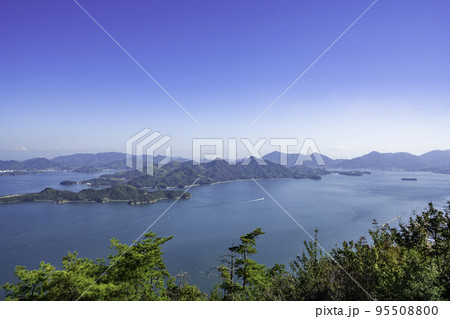三原 筆影山展望広場からの眺望 小佐木島 佐木島 生口島 広島県三原市 三原 筆影山展望広場からの眺望 小佐木島 佐木島 生口島 広島県三原市 95508800