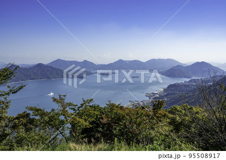 三原 筆影山展望広場からの眺望 須波港 広島県三原市 三原 筆影山展望広場からの眺望 須波港 広島県三原市 95508917