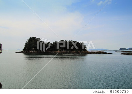 長崎県佐世保市の九十九島遊覧 長崎県佐世保市の九十九島遊覧 95509759