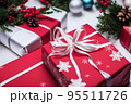 Christmas Gift Wrapping 3D illustration 95511726