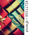Christmas Gift Wrapping 3D illustration 95511728
