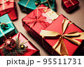 Christmas Gift Wrapping 3D illustration 95511731