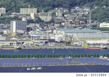 三原の町並み　古浜周辺　広島県三原市 95513894