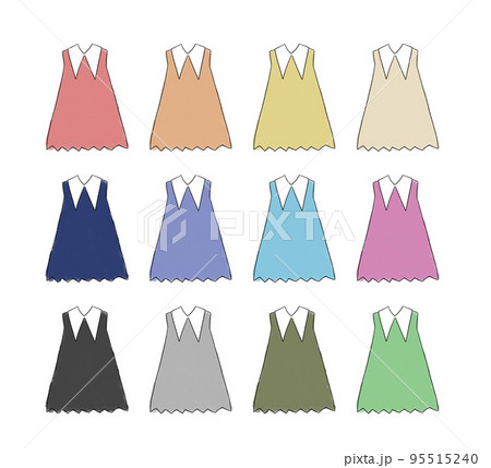 ワンピースのイラストセット 95515240