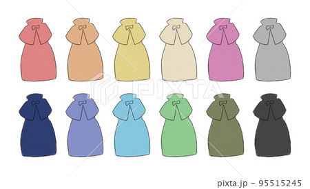 ワンピースのイラストセット ワンピースのイラストセット 95515245