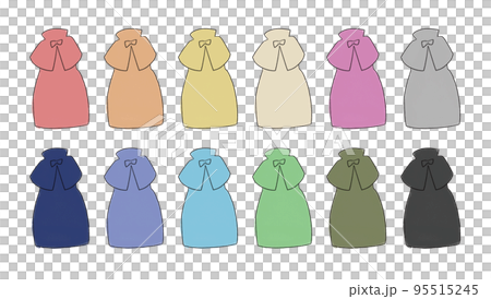 ワンピースのイラストセット ワンピースのイラストセット 95515245