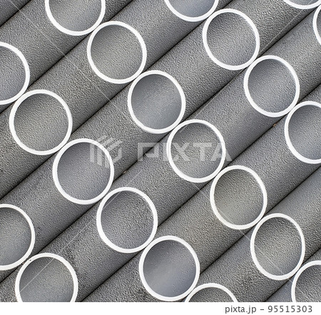 chrome silver pipes abstract background. Close up chrome silver pipes abstract background. Close up 95515303
