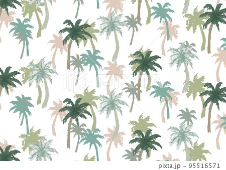 ヤシの木パターンのイラストのイラスト素材 [95516571] - PIXTA