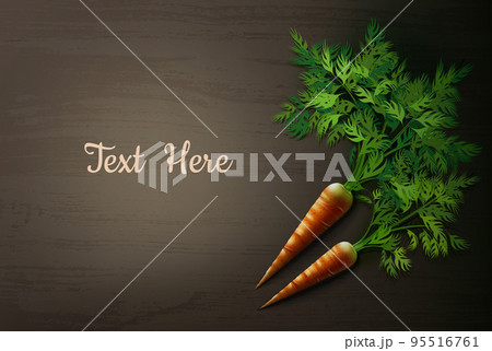 Carrot on the table 95516761