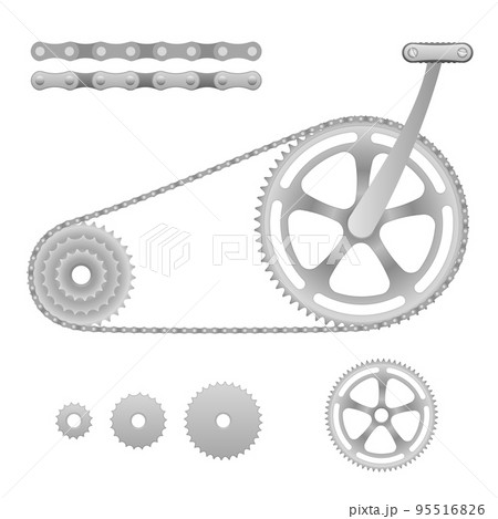 Vector bicycle gear 95516826