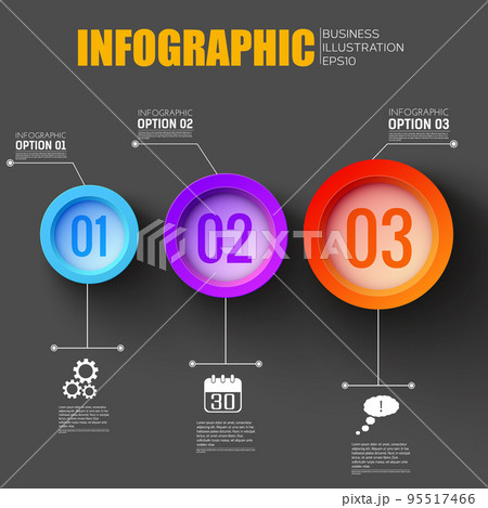 Business Workflow Infographic Background Business Workflow Infographic Background 95517466
