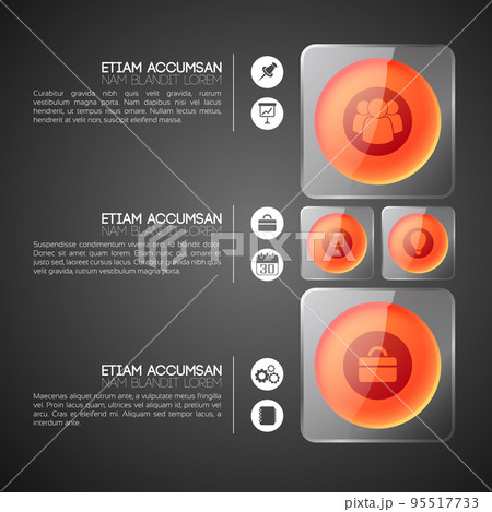 Abstract Web Infographics 95517733