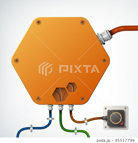 High-Tech Industrial Box Composition 95517799