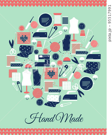 Handmade circular symbol 95517991