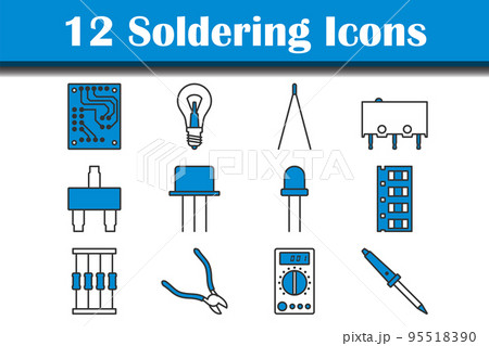 Soldering Icon Set 95518390