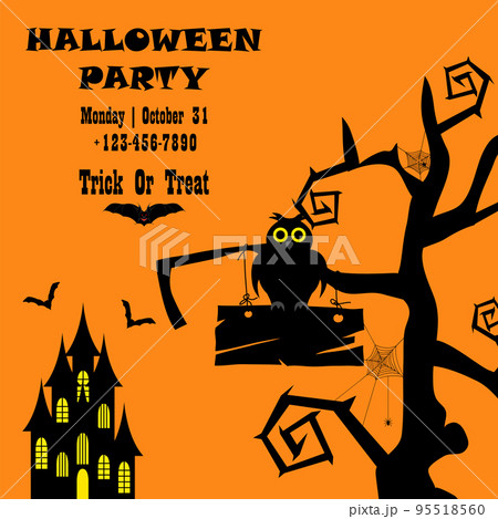 Halloween Greeting Card 95518560