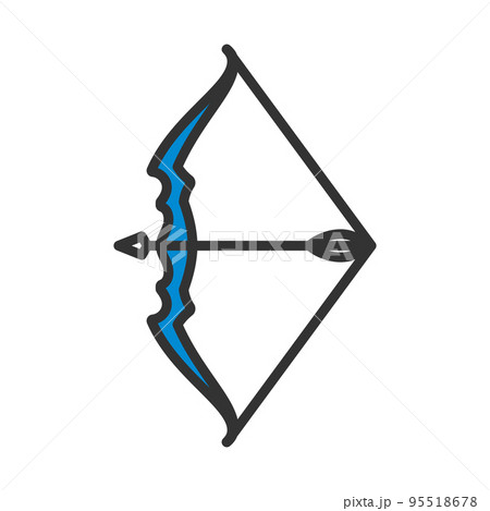 Bow With Arrow Icon Bow With Arrow Icon 95518678