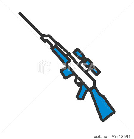 Sniper Rifle Icon 95518691