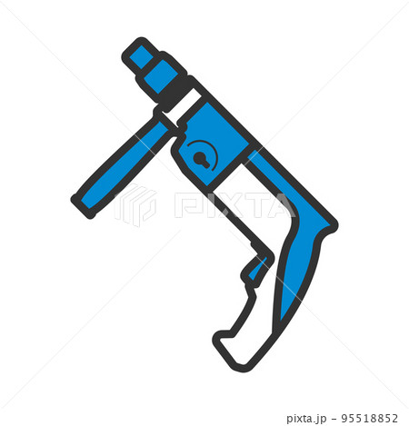 Electric Perforator Icon 95518852