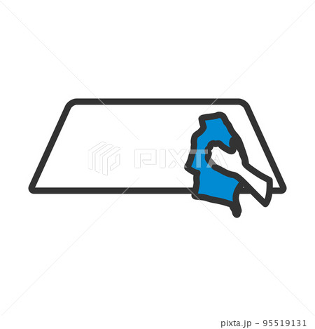 Wipe Car Window Icon 95519131