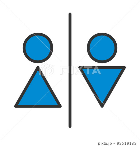 Toilet Icon 95519135