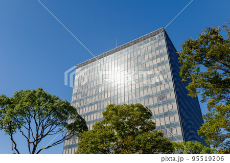 秋晴れの北九州市市役所 秋晴れの北九州市市役所 95519206