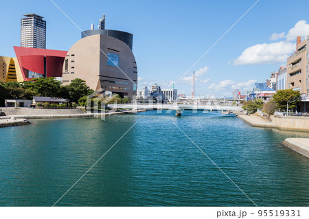 紫川とリバーウォーク　北九州市小倉 95519331