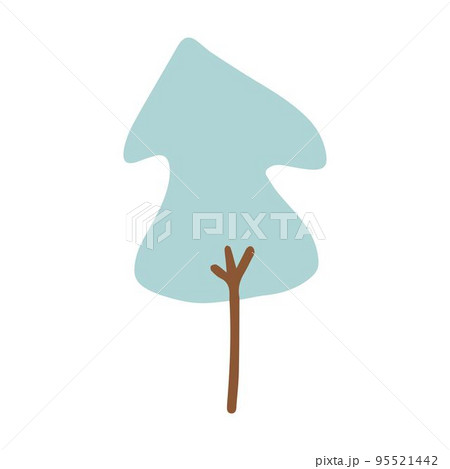 Tree icon vector abstract shape for nature,...のイラスト素材 [95521442] - PIXTA