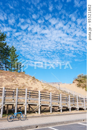 鳥取砂丘周辺をサイクリングで楽しむイメージ 95521862