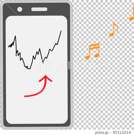 Image of rising stock prices Image of rising stock prices 95522014