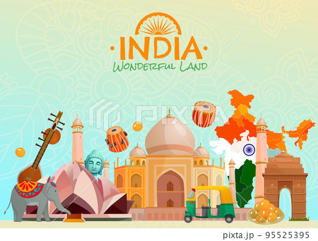 India Travel Poster 95525395