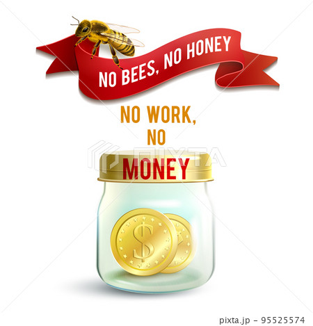 Jar With Money 95525574