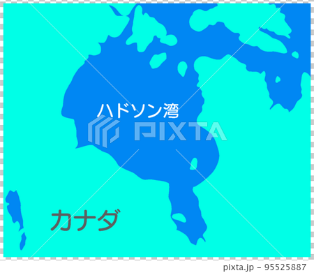 Hudson Bay map 95525887