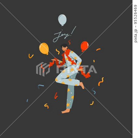 Hand drawn vector abstract graphic Merry Christmas and Happy new year illustration of people characters.People in costumes cards set.Merry Christmas people card design.Winter holiday art collection. Hand drawn vector abstract graphic Merry Christmas and Happy new year illustration of people characters.People in costumes cards set.Merry Christmas people card design.Winter holiday art collection. 95526469