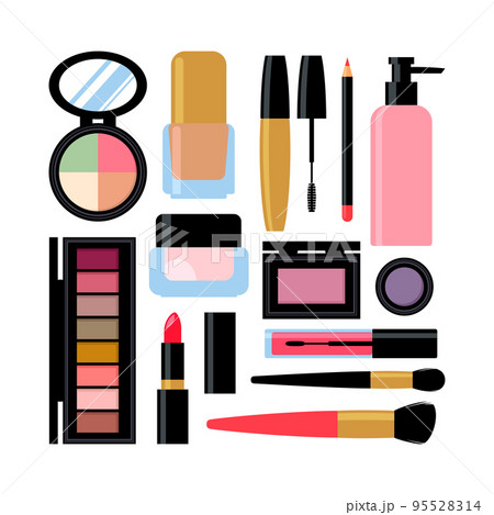 set of diiferent cosmetic products 95528314