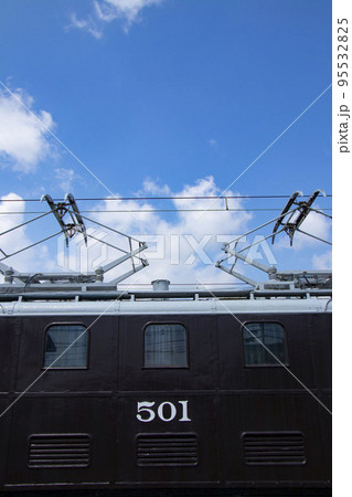 岳南電車 富士岡駅の車両展示 岳南電車 富士岡駅の車両展示 95532825