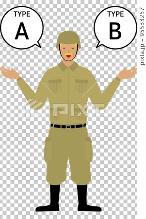 高級男兵姿勢，A和B推薦 95533257