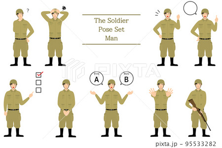Nazi Soldier Set Pose by sinDRAWS on DeviantArt