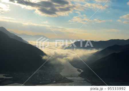 肱川あらし　愛媛県　大洲 95533992