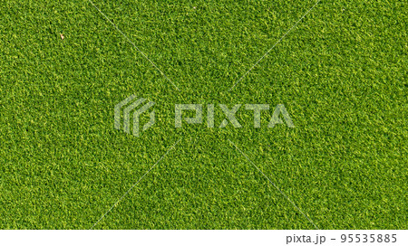 Artificial grass carpet background. Artificial grass. 95535885