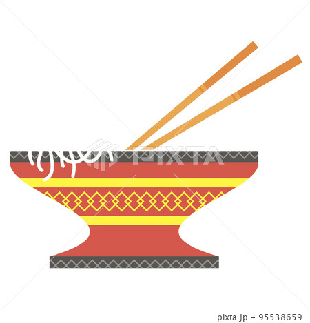 Chinese food logo Isolated on White Background 95538659
