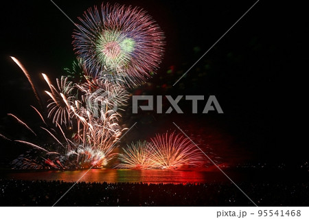 豪快な三国花火大会 豪快な三国花火大会 95541468