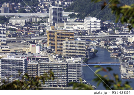 三原の町並み 城町2丁目周辺 広島県三原市 三原の町並み 城町2丁目周辺 広島県三原市 95542834