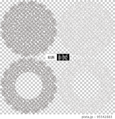 Flower decoration pattern Flower decoration pattern 95542883