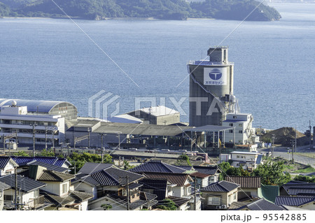 三原の町並み　太平洋セメント　広島県三原市 95542885