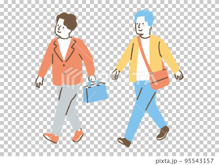 兩個男人上班_顏色 95543157