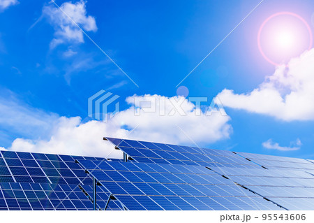 エコロジーな太陽光発電イメージ 95543606